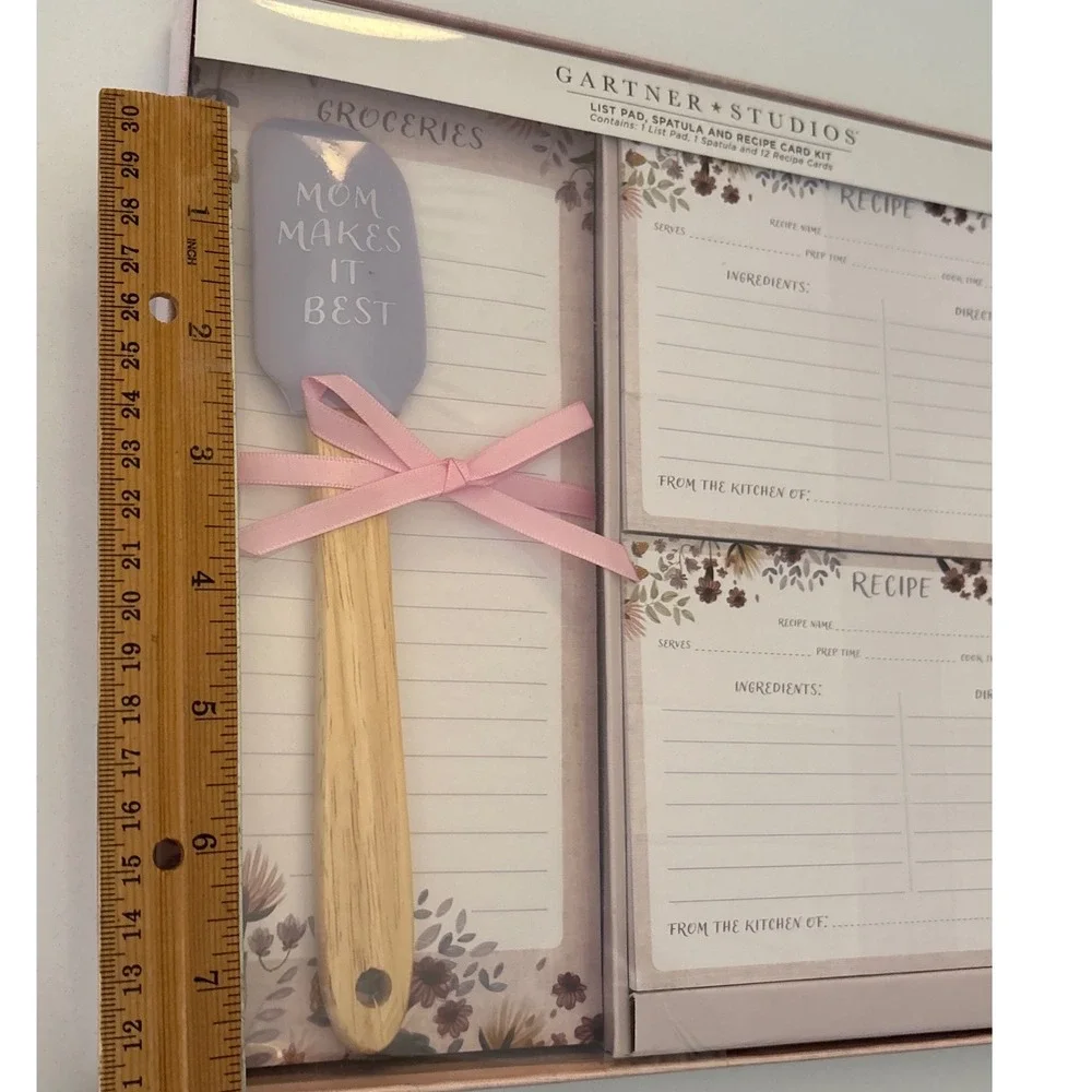 Gartner Studios List Pad Spatula Recipe Card Kit Mom Makes It Best New Mothers‎